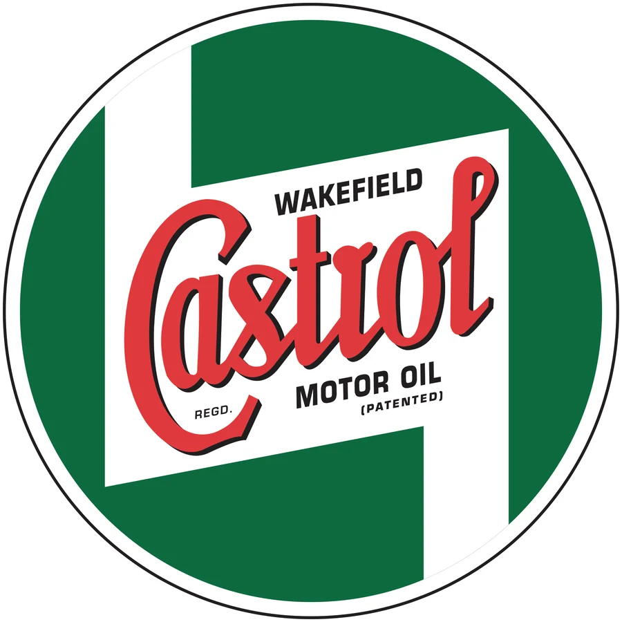 Enseigne circulaire Castrol Wakefield Motor Oil